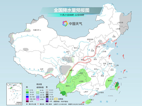 我國天氣進(jìn)入短暫平靜期 23日起寒潮攜大風(fēng)降溫雨雪來襲